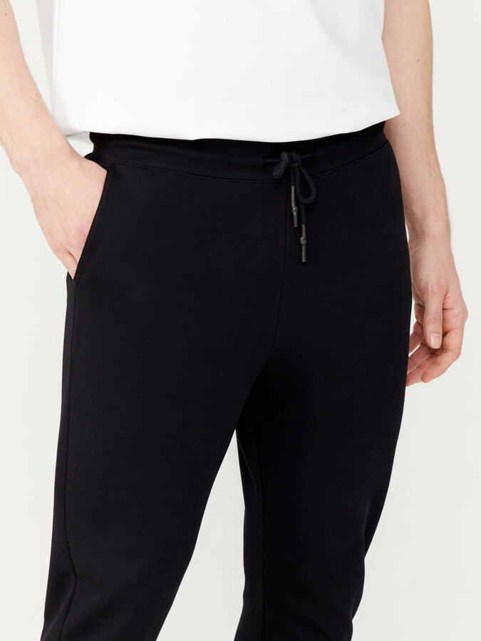 Pamuklu Slim Fit Basic Sweat Pantolon - Thumbnail (2)