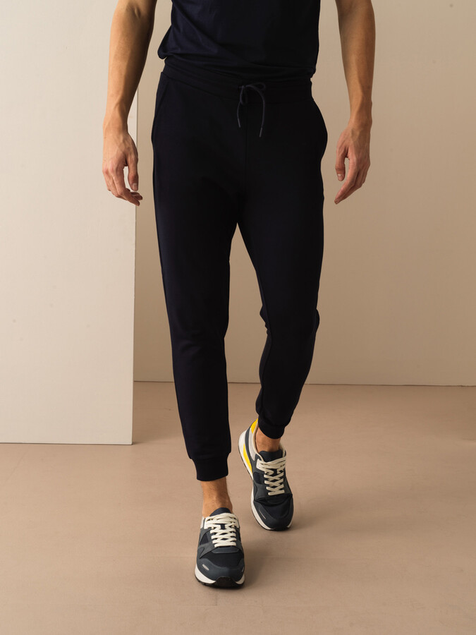 XINT - Pamuklu Slim Fit Basic Sweat Pantolon (1)