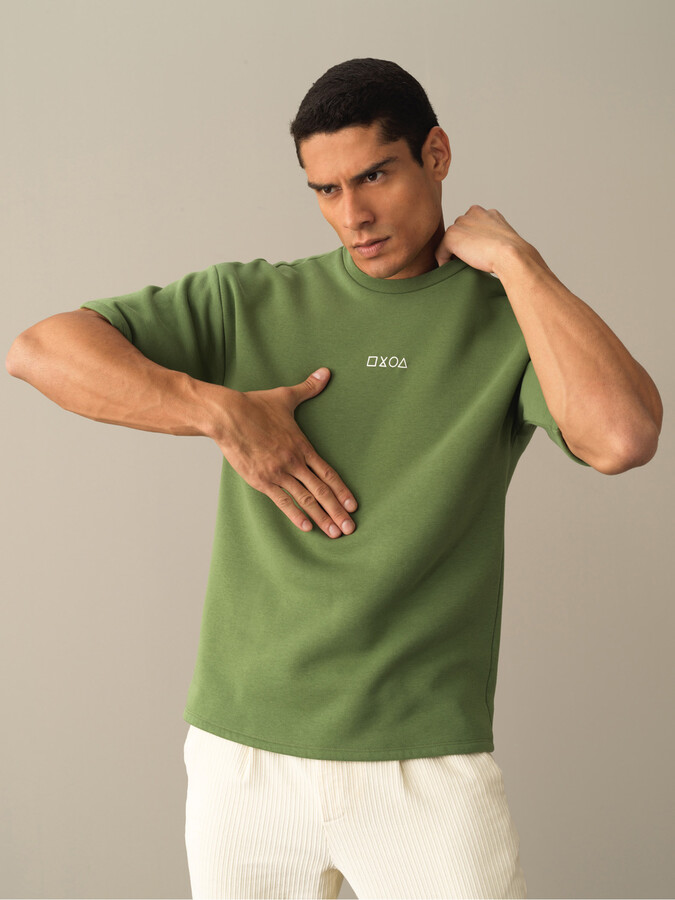 XINT - Pamuklu Oversize Baskılı Sweatshirt (1)