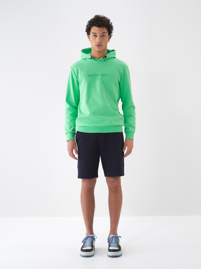 XINT - Pamuklu Regular Fit Baskılı Sweatshirt