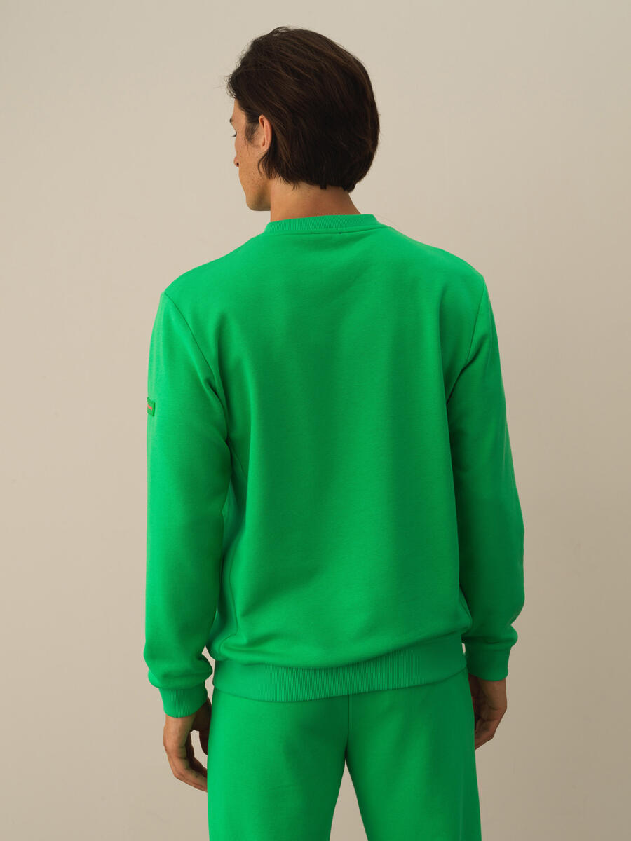 Pamuklu Regular Fit Nakış Detaylı Sweatshirt