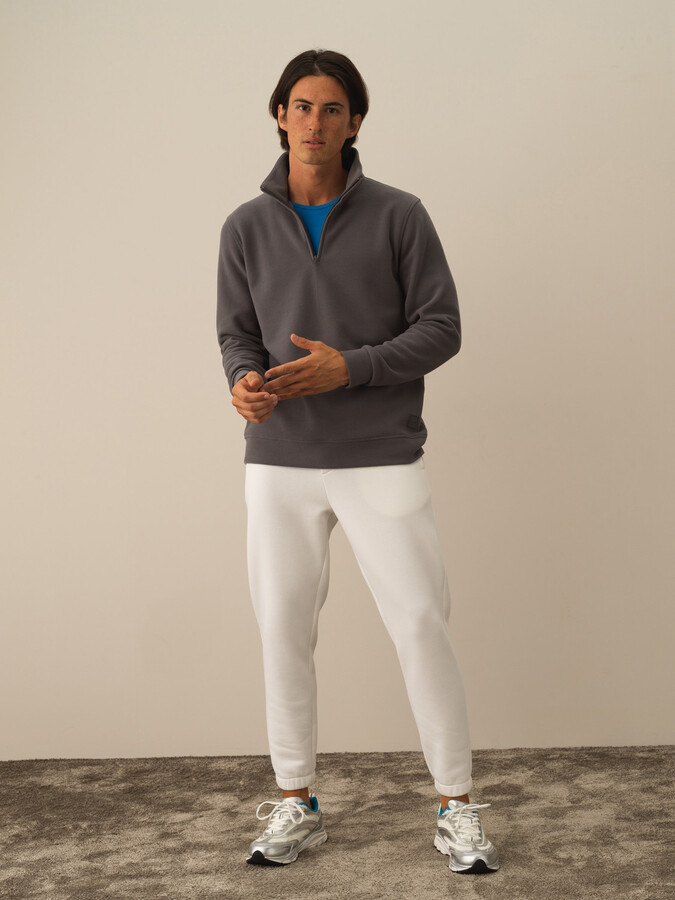 XINT - Yarım Fermuarlı Regular Fit Sweatshirt