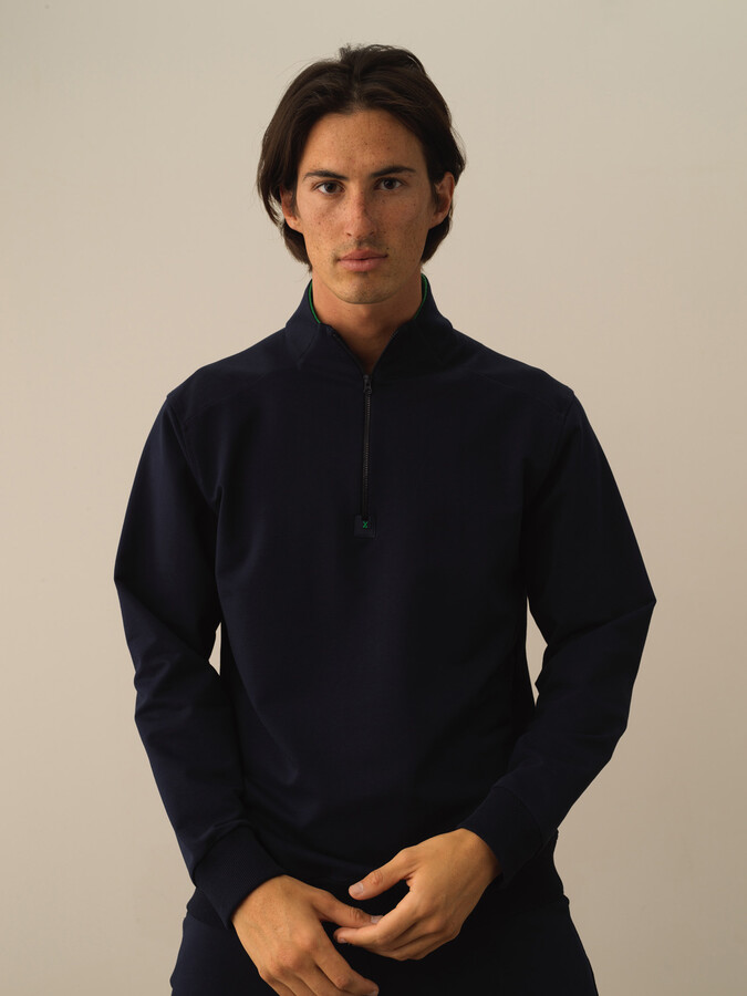 XINT - Yarım Fermuarlı Regular Fit Sweatshirt (1)