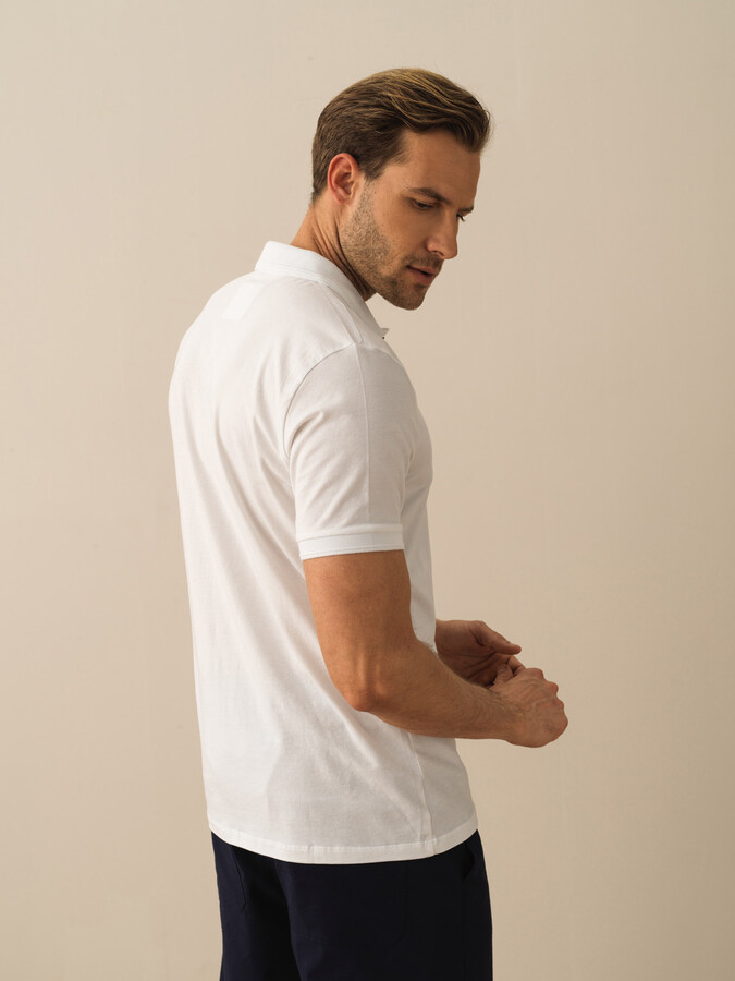 XINT - Modal Pamuklu Slim Fit Polo Tişört (1)