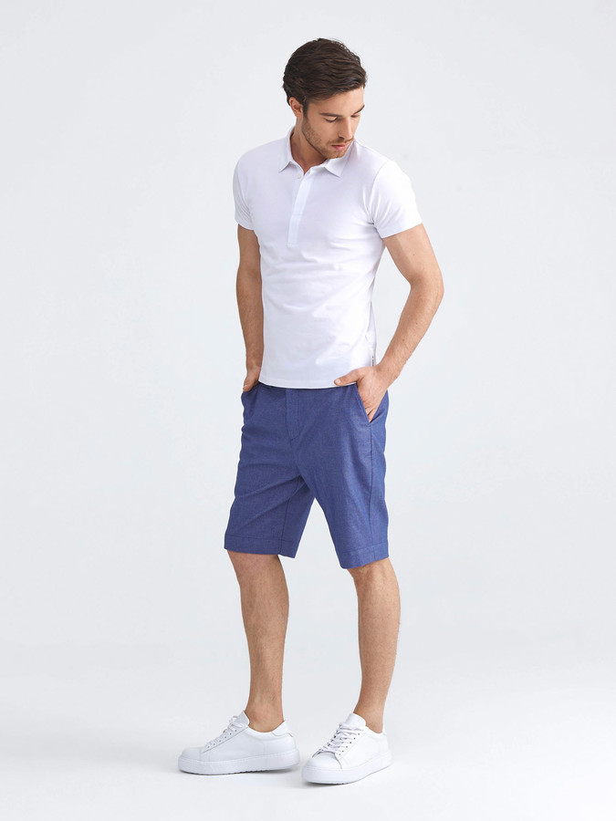 XINT - Polo Yaka Modal Karışımlı Slim Fit Tişört