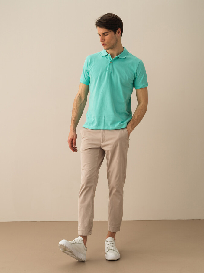 XINT - %100 Pamuk Regular Fit Basic Polo Tişört