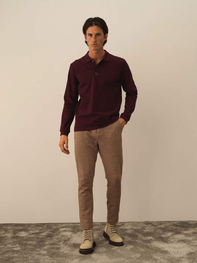 XINT - Pamuklu Slim Fit Basic Polo Tişört