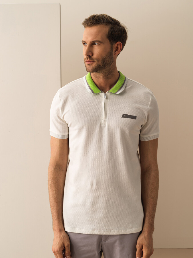 XINT - Pamuklu Slim Fit Polo Tişört (1)