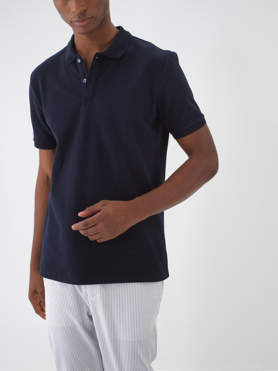 Polo Yaka %100 Pamuk Regular Fit Basic Tişört