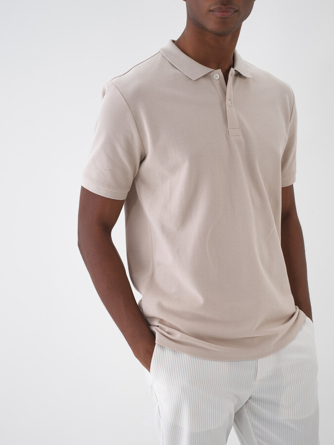 Polo Yaka %100 Pamuk Regular Fit Basic Tişört - XINT (1)