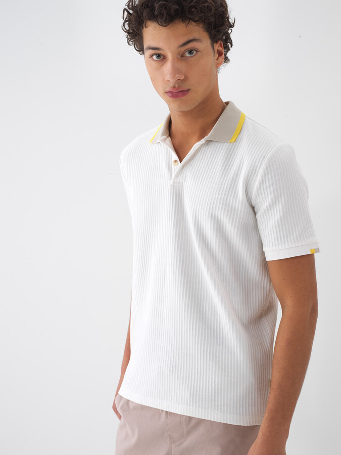 XINT - Polo Yaka Pamuklu Regular Fit Tişört (1)