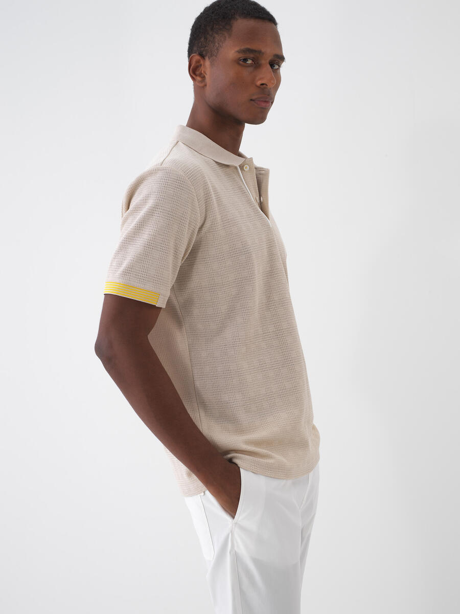 Polo Yaka Pamuklu Regular Fit Tişört