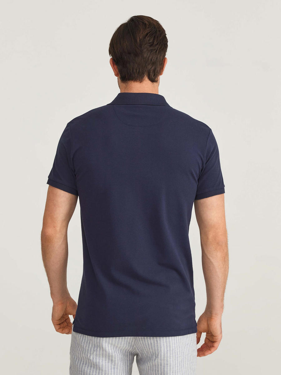 Polo Yaka Pamuklu Slim Fit Basic Tişört