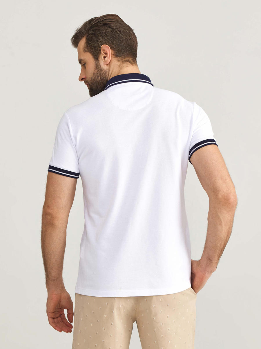 Polo Yaka Pamuklu Slim Fit Tişört