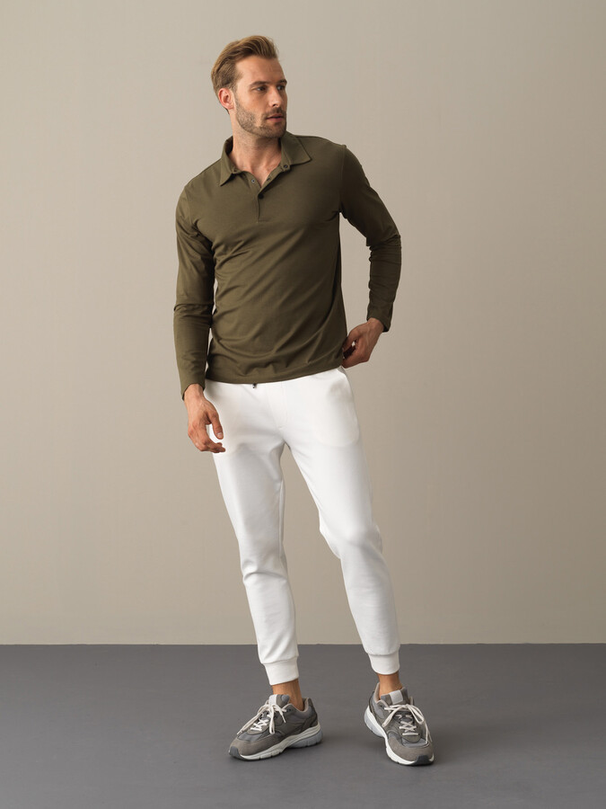 Polo Yaka Slim Fit Modal Basic Tişört