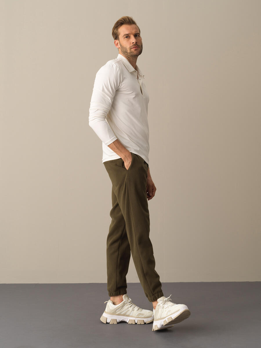 Polo Yaka Slim Fit Modal Basic Tişört