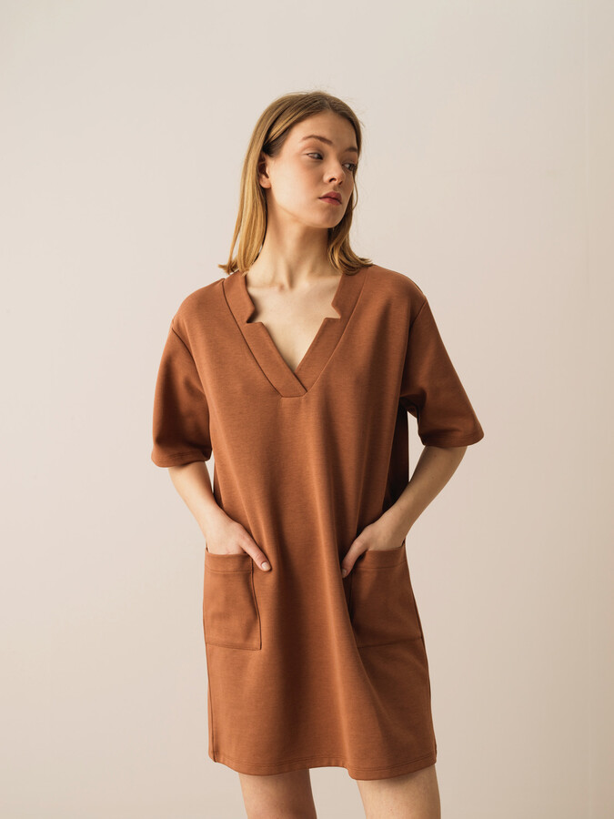 XINT - Pamuklu Oversize Elbise (1)