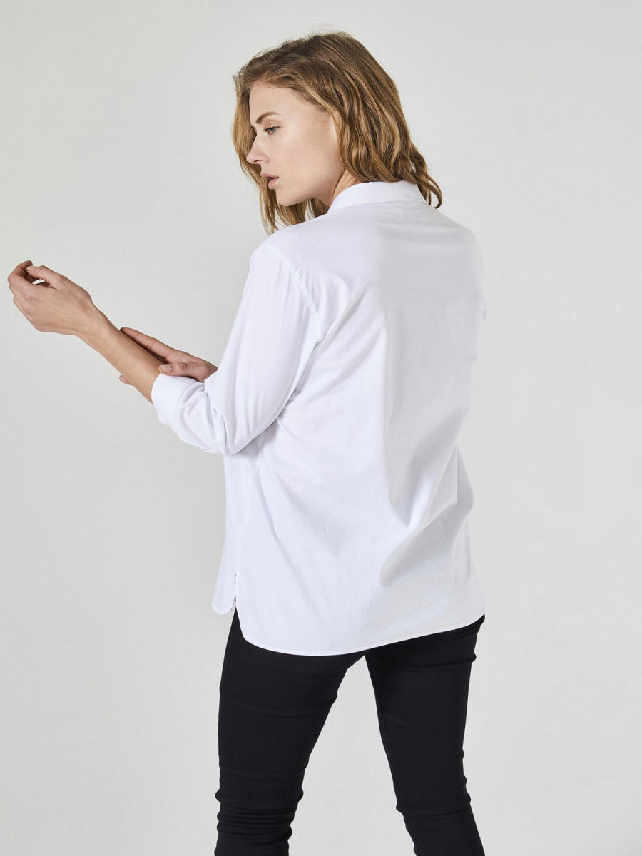 Xint Küçük Yakalı Pamuklu Rahat Kesim Gömlek. 4