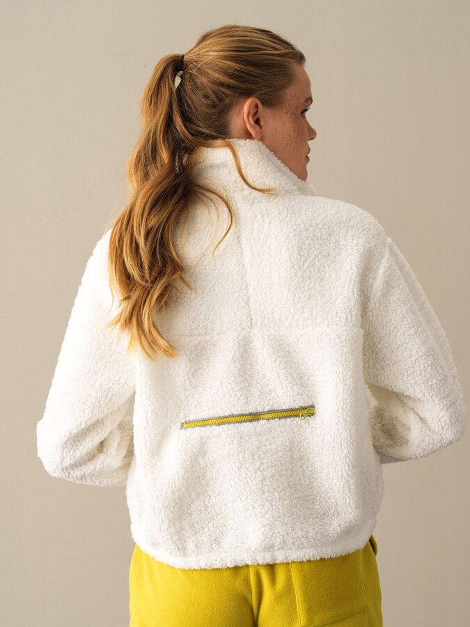 XINT - Dik Yaka Oversize Polar Sweatshirt (1)
