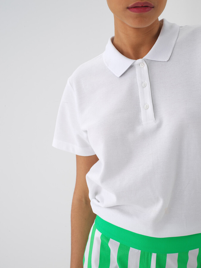 XINT - Polo Yaka Regular Fit Basic Tişört (1)